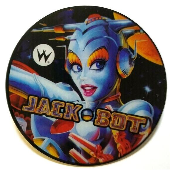 Jackbot COASTER Pinball Original UNUSED Plastic Bride Of Pinbot Robot 1995 - Picture 3 of 4